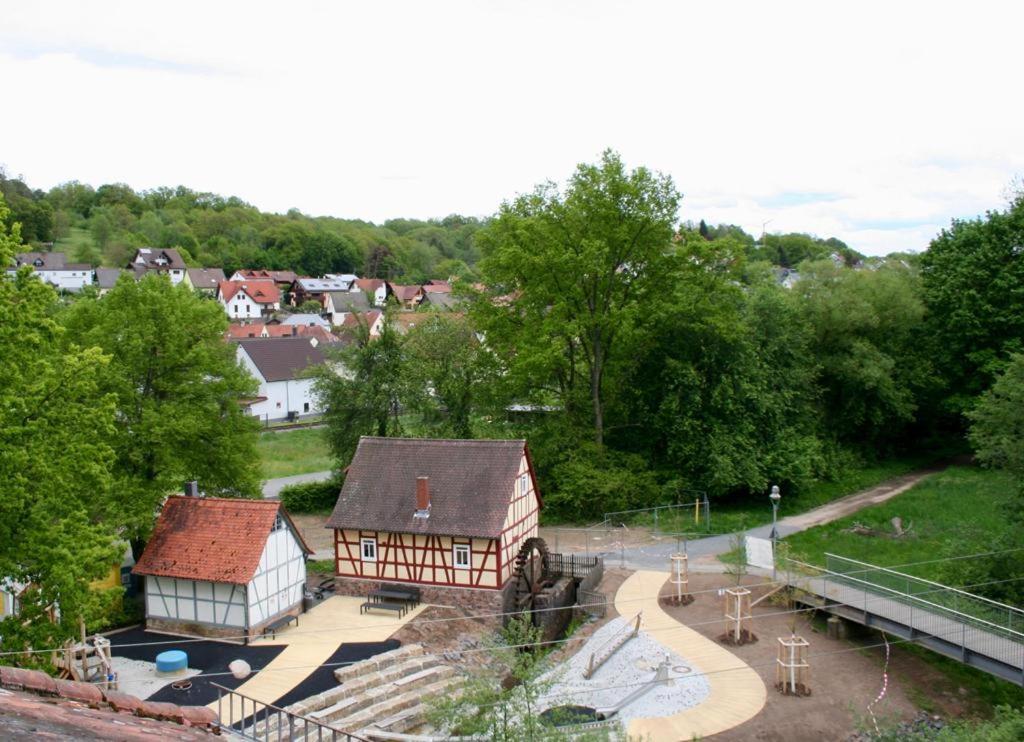 Landhotel Oelmuehle Mombris Bagian luar foto